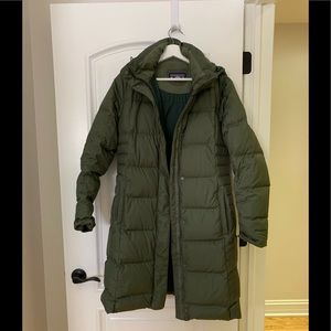 Patagonia Down With It Parka Green Medium